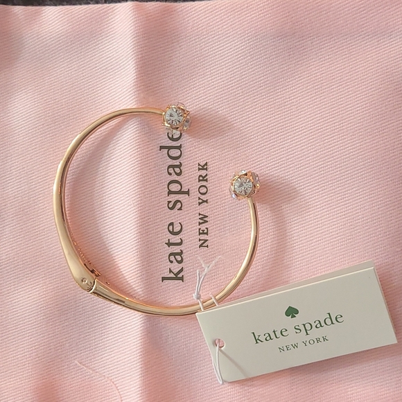 Kate Spade Lady Marmalade Rose Gold Open Cuff Bracelet - Picture 4 of 7